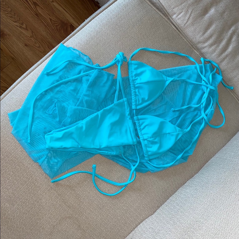 3pc Bikini set w/ coverup